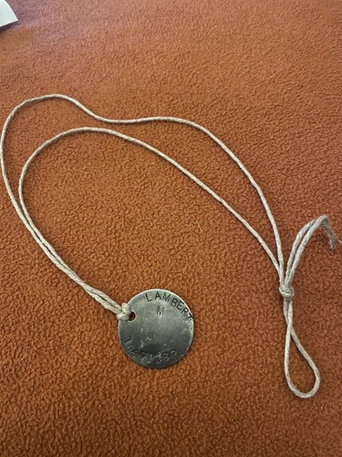 Ww2 relic tag dog original - relic,