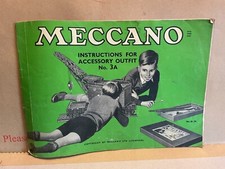 Vintage MECCANO-INSTRUCTIONS