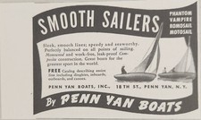 1945 Print Ad Penn Yan Sail