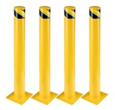 4pcs Safety Bollard Steel