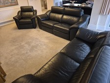 QUALITY LEATHER 3 PIECE SUITE