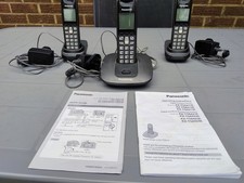 Panasonic KX-TG7301E Triple Cordless Telephones Digital Home Phones Office