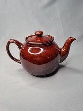 Sadler Vintage Teapot Brown Betty Glazed