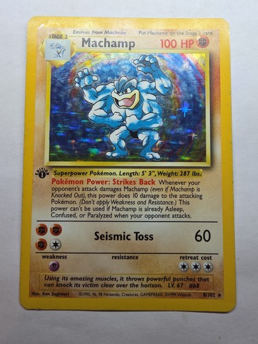 Machamp holo 102 pokemon - machamp,
