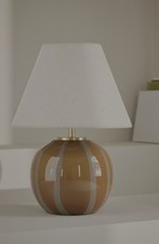 M&S - Glass Striped Round