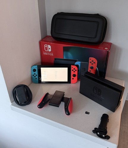 Nintendo switch red blue 32gb - nintendo,