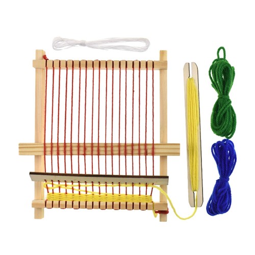 Wooden craft weaving loom hand - craft,