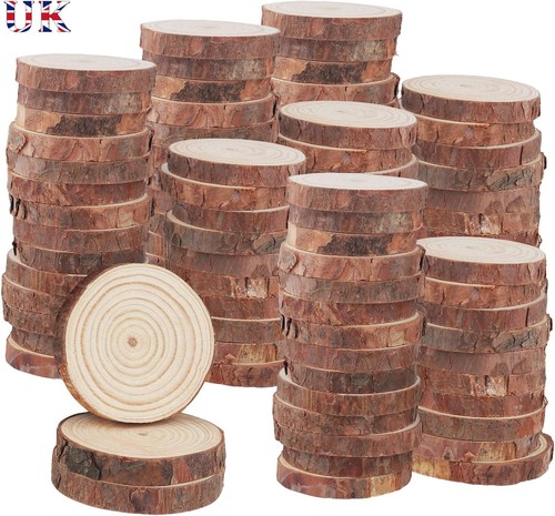 120 wooden slices 5 - 60/,