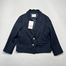 BRAND NEW ZARA Kids 9 Years Blue Suit Jacket Boys 134 cm Sold Out MSRP $60 NWT