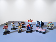 Tiny Elvis Presley collection Gold Suit Record Albums-  Figurines Dollhouse Mini