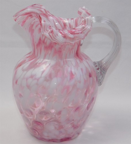 Phoenix glass cranberry white - glass,