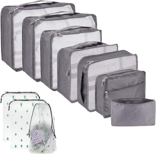 10pcs packing cubes luggage - 10pcs,