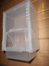 1kg SEED DISPENSER FOR CAGE & AVIARY BIRDS