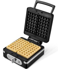 WAFFLE MAKER Kalorik Large Belgian Style Waffles Powerfull 1400W WM1005BK £54.99