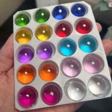 10Pcs 15mm Clear Crystal Ball