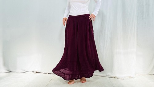 Mexican gauze skirt - mexican,