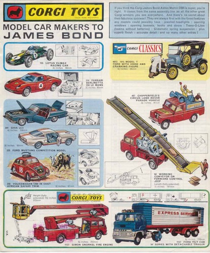 Corgi toy original catalogue - toy, 2