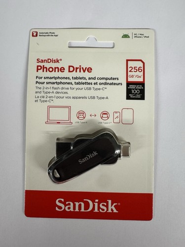 Sandisk phone drive - phone, 256gb
