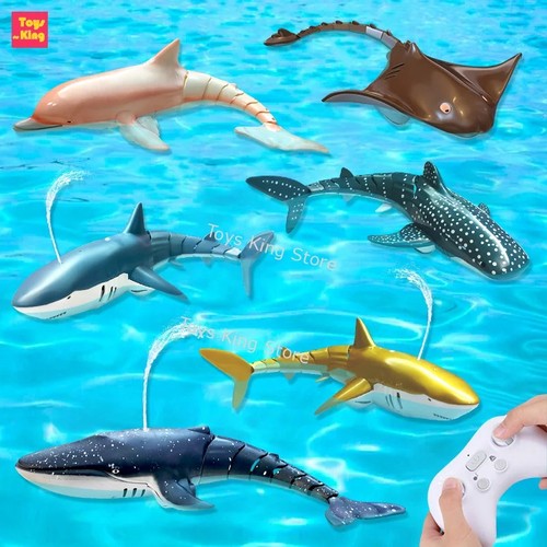 Kids whale shark boat - rc,