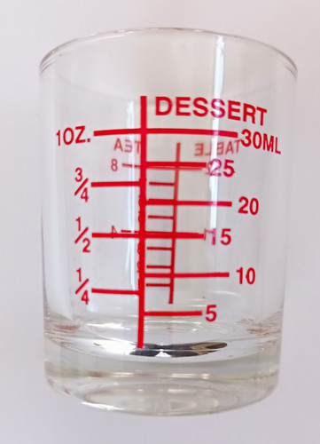12x clear glass - glass, 30ml
