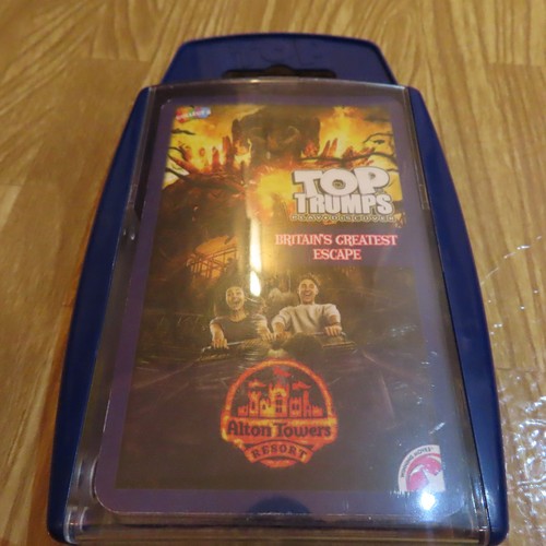 Alton towers top - top, card