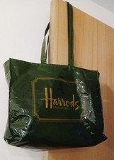 Green Harrods large shopper