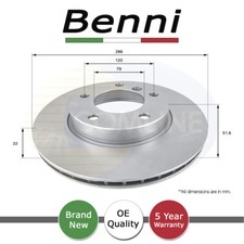 Brake Disc Front Benni Fits