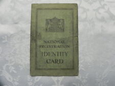 NATIONAL REGISTRATION IDENTITY