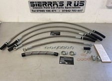Ford Sierra Sapphire 2wd/3Door/4x4 Cosworth Stainless Steel Fuel Line Flexi Kit