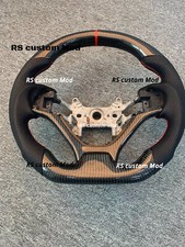 NEW Custom Real Carbon Fiber Sport Flat Steering Wheel For Honda Type R FK2