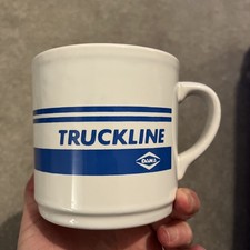 Vintage Truckline Mug Coffee Mug by Kiln Craft England Staffordshire Pottery Big