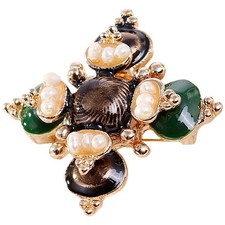 Clothing Decor Brooch Cross