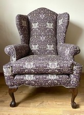 Wingback Armchair Upholstered