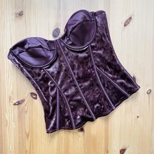 Zara Brown/Burgundy Velvet