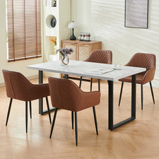 Wooden Dining Table Marble
