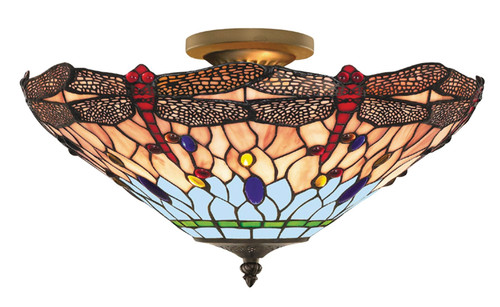 Dragonfly tiffany style - dragonfly,