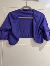 Coast bolero purple with silk