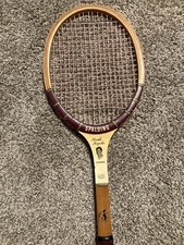Lot Vintage Wood Tennis