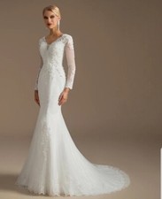 UK Lace Long Sleeve Mermaid V