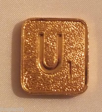 FRANKLIN MINT SCRABBLE 24K