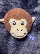Cuddle Crew Plush Monkey Head