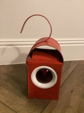 Vintage Red Railway /Road Lamp /Light /Lantern Railwayana . Size 15” H x 5.5”W
