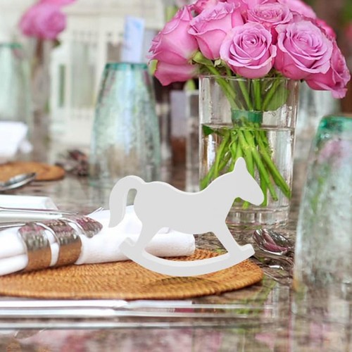 Wooden rocking horse table - wooden,