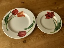 Emma Bridgewater Tulip Plates. Beautiful, Unused Firsts