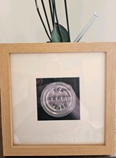 Gift For Happy Ten Years Wedding Anniversary. Tin Keepsake Framed Art