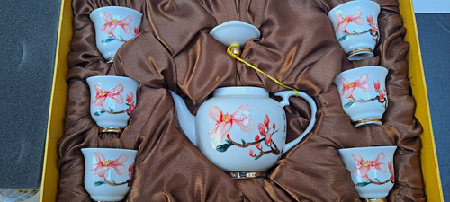 Hengfu boxed porcelain - porcelain, floral