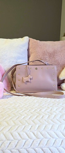 Radley pink leather crossbody - leather,