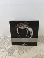 BarCraft KCBCICEBUC Ice Bucket with Lid and Tongs in Gift Box, Stainless Steel, 