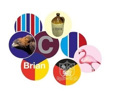 24 1" PERSONALISED STICKERS