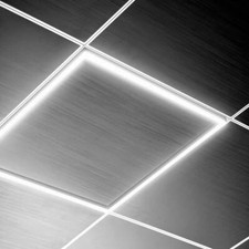 10x Bright Ceiling Recessed 600 x 600 Frame Edge Border Panel Light Cool White 